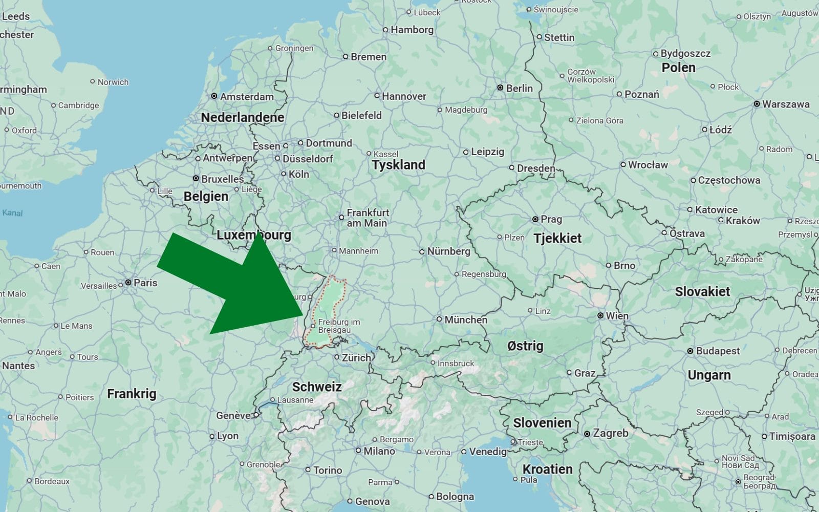 her ligger Scharzwald