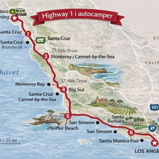 Highway 1 rute