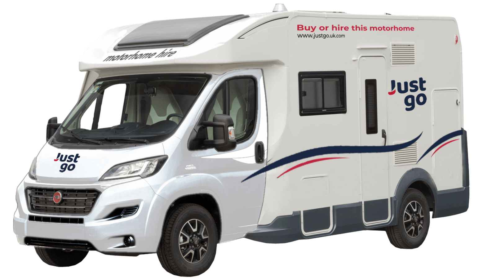 Just Go Rainbow autocamper fritlagt