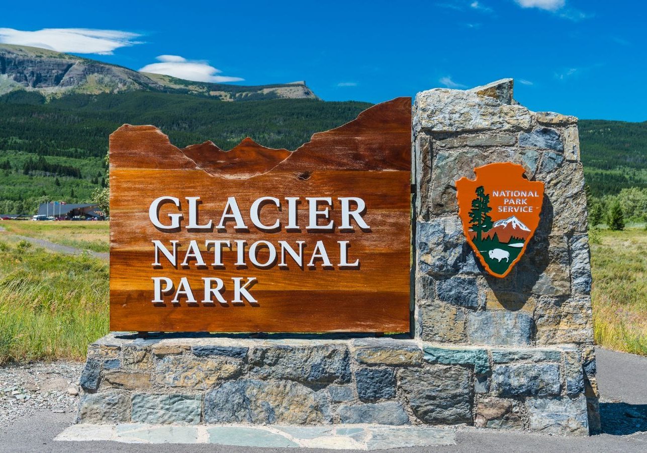 Glacier National Park indgang